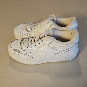 Reebok White Platform Sneakers